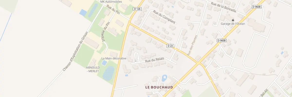 Plan du 8 Rue du relais à Saint-Prouant