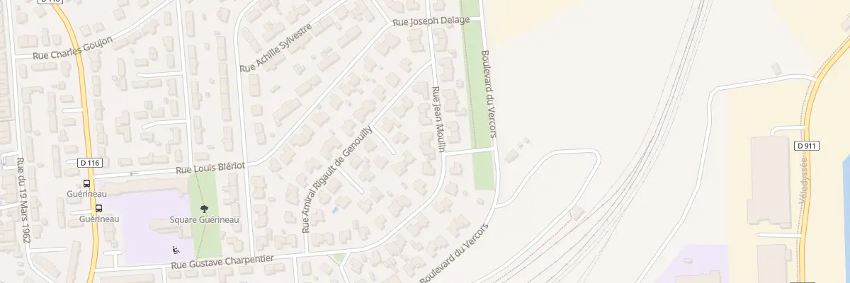 Plan du 18 Rue Jean Moulin à Rochefort