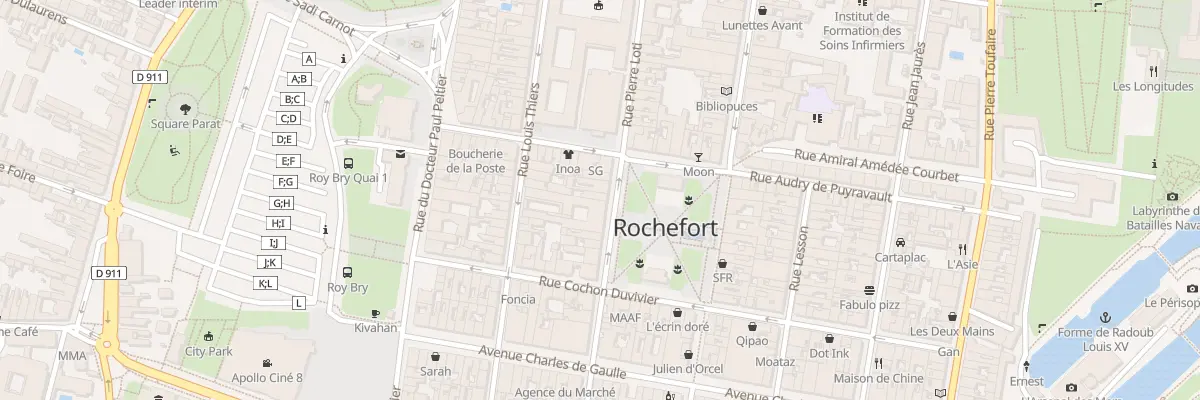 Plan du 117 Rue Pierre Loti à Rochefort