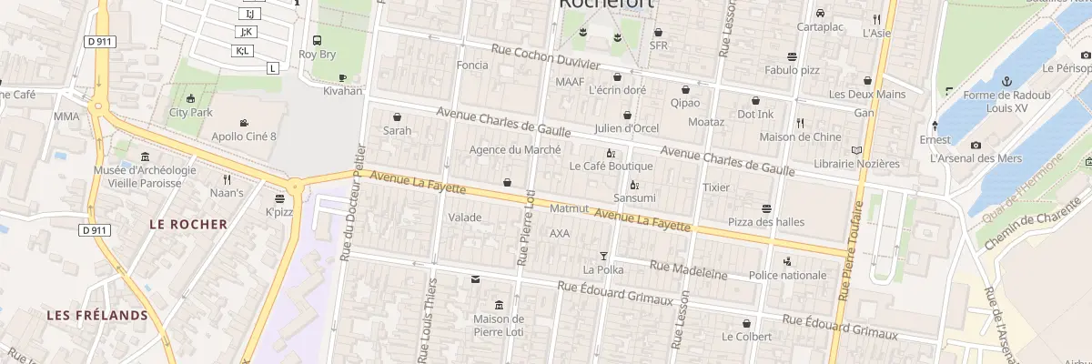 Plan du 37 Av Lafayette à Rochefort
