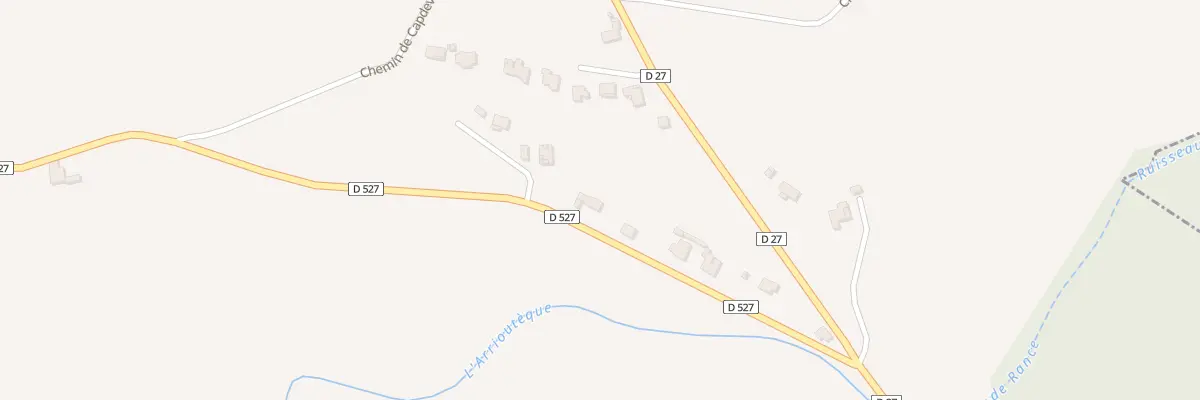 Plan du 991 Rte d’ATHOS à Athos-Aspis