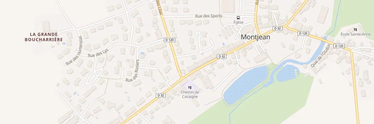 Plan du 22 Rue de Bretagne à Montjean