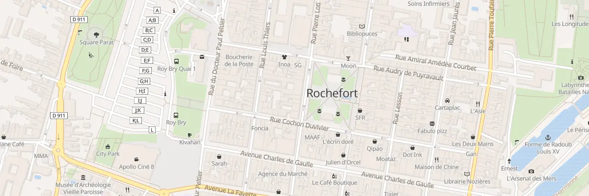 Plan du 121 Rue Pierre Loti à Rochefort