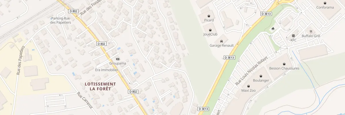 Plan du 54 Rue Jean Moulin à Biganos