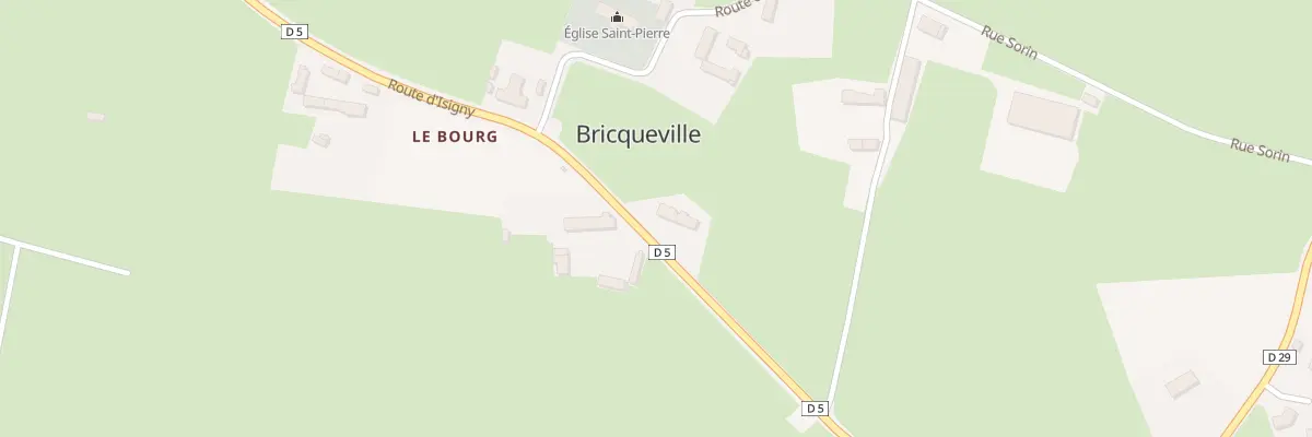 Plan du 5010 L’Eglise à Bricqueville