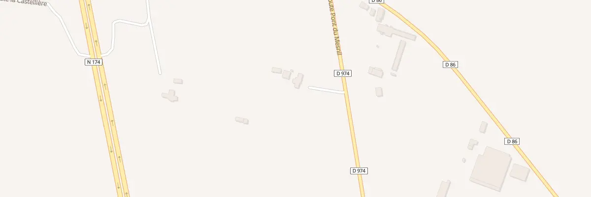 Plan du 2 Rte Pont du Mesnil - Gieville à Torigny-les-Villes