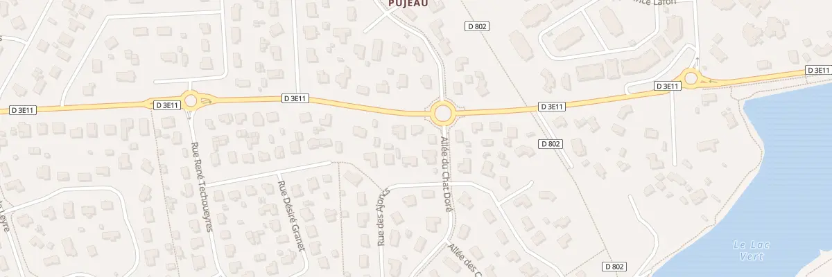 Plan du 88 Rue Georges Clémenceau à Biganos