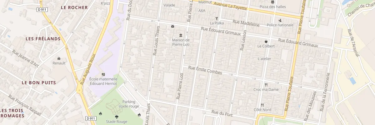 Plan du 168B Rue Pierre Loti à Rochefort