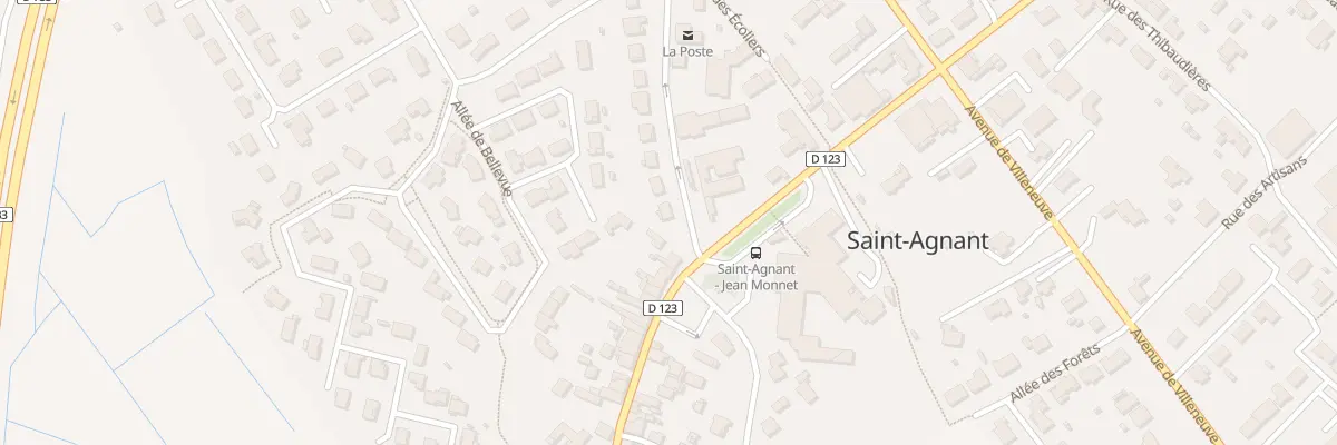 Plan du 1 Rue de la Poste à Saint-Agnant