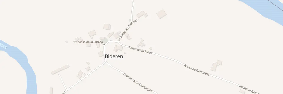 Plan du 751 Rte de Bideren à Autevielle-Saint-Martin-Bideren