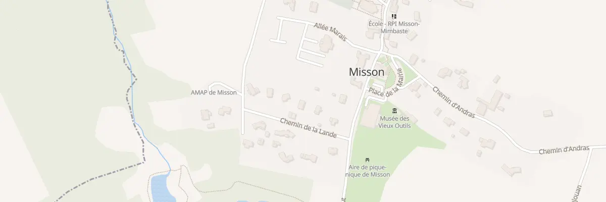 Plan du 80 Che de la Lande à Misson