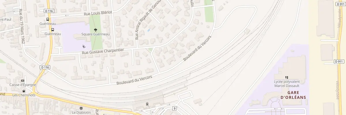 Plan du 36 Bd du Vercors à Rochefort
