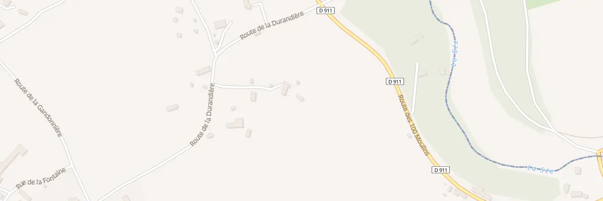 Plan du 8 La Durandiere à Brouains