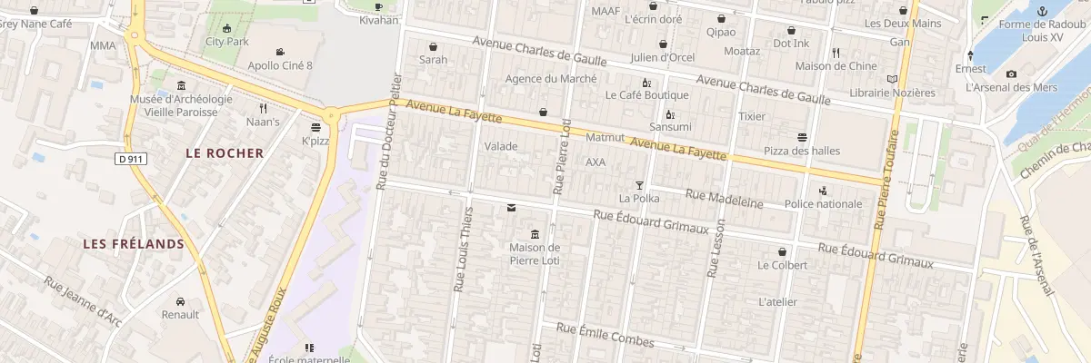 Plan du 135 Rue Pierre Loti à Rochefort