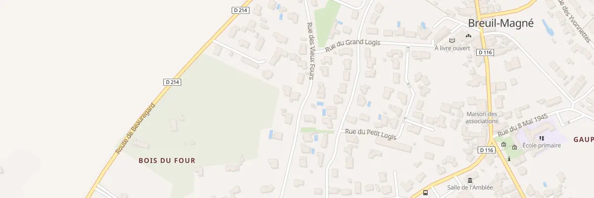 Plan du 8 Rue des Vieux Fours à Breuil-Magné