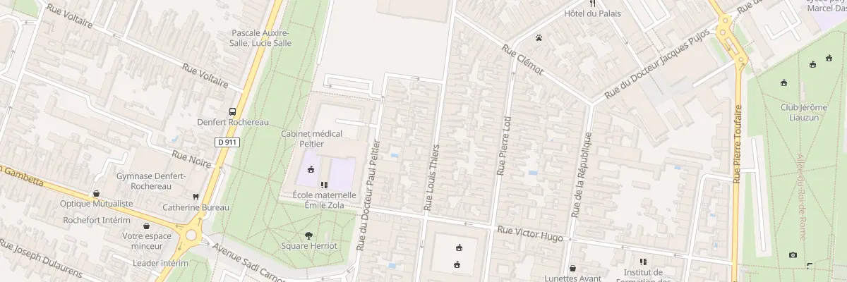 Plan du 41 Rue Thiers à Rochefort