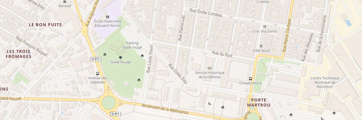 Plan du 202 Rue Pierre Loti à Rochefort