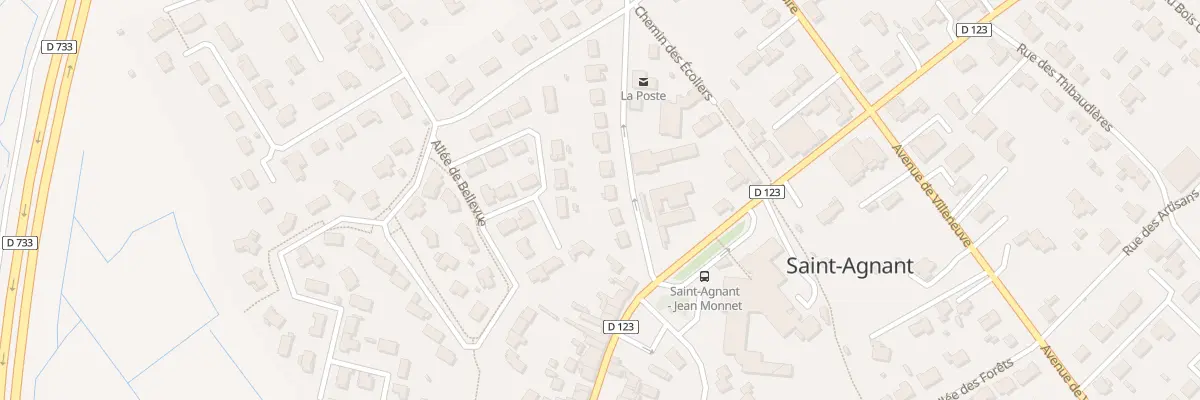 Plan du 5 Rue de la Poste à Saint-Agnant