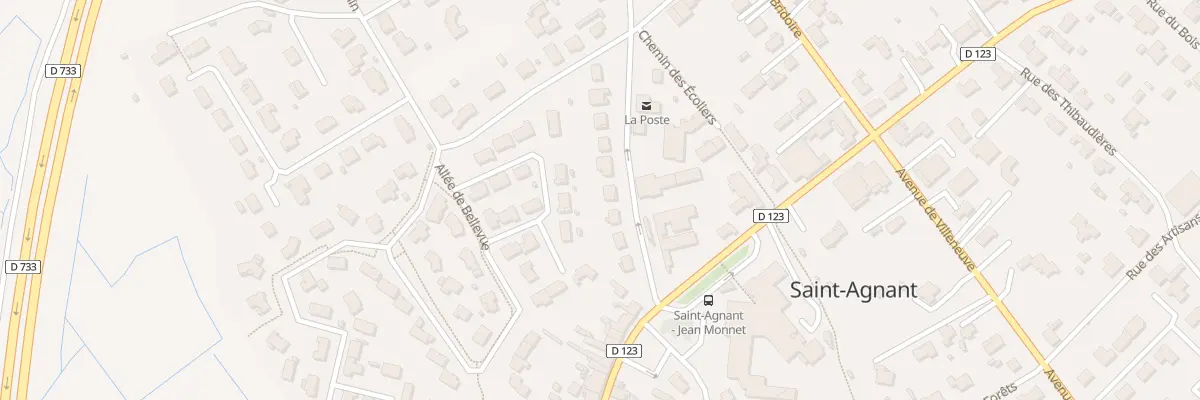 Plan du 7 Rue de la Poste à Saint-Agnant