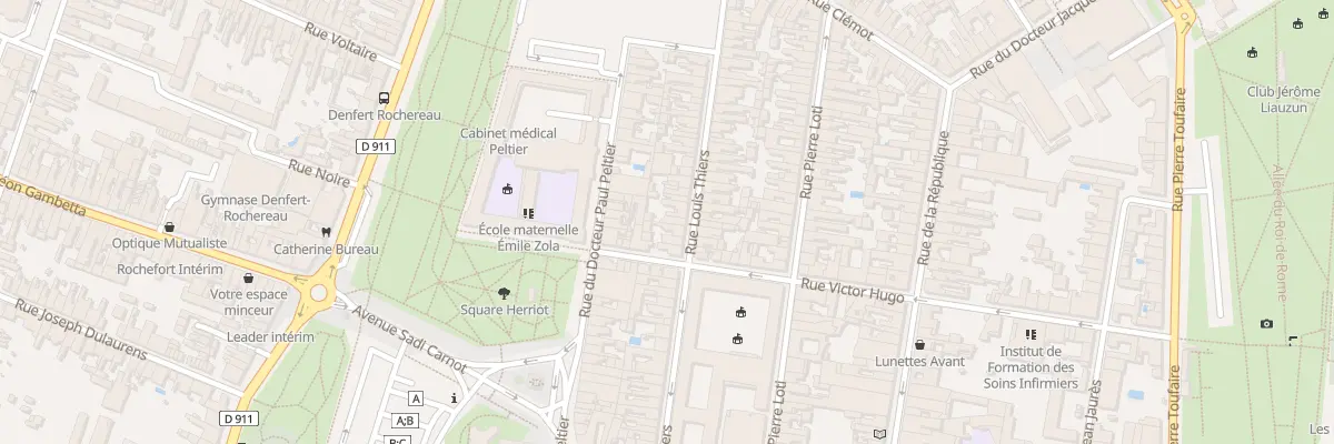Plan du 59 Rue Thiers à Rochefort