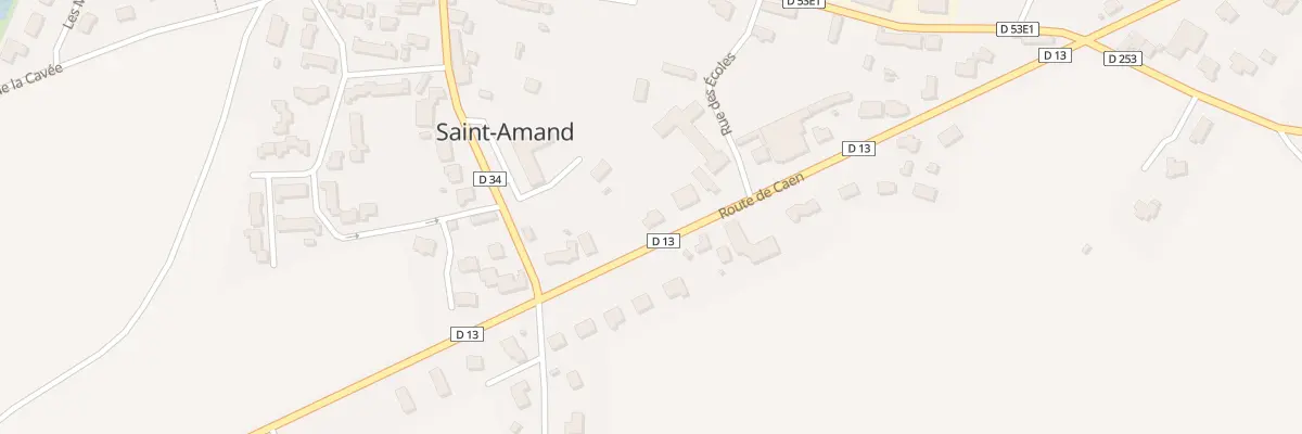 Plan du 15 Route de Caen à Saint-Amand-Villages