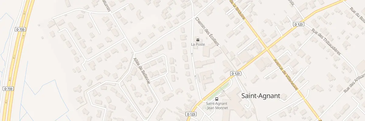 Plan du 9 Rue de la Poste à Saint-Agnant