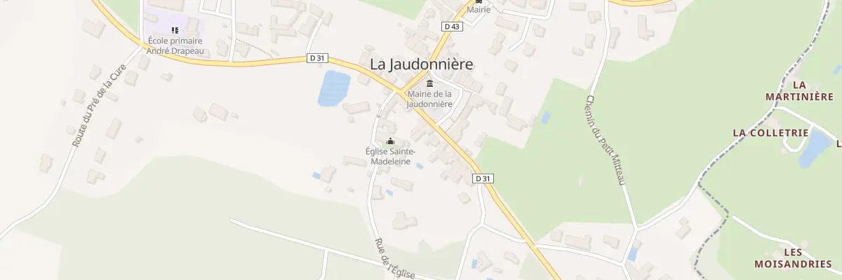 Plan du 28 Pl de la Liberté à La Jaudonnière