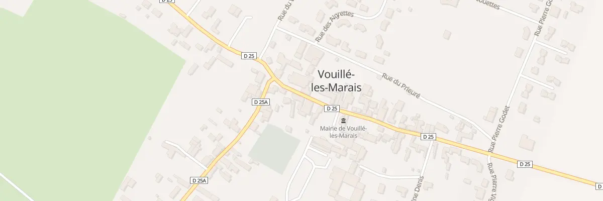 Plan du 12B Rue du huit mai 1945 à Vouillé-les-Marais