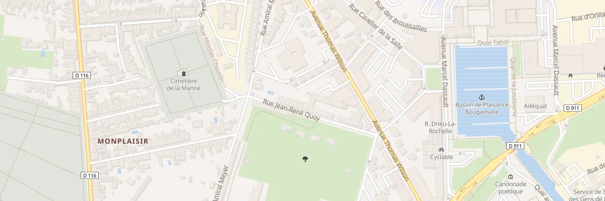 Plan du 6 Rue Jean Rene Quoy à Rochefort