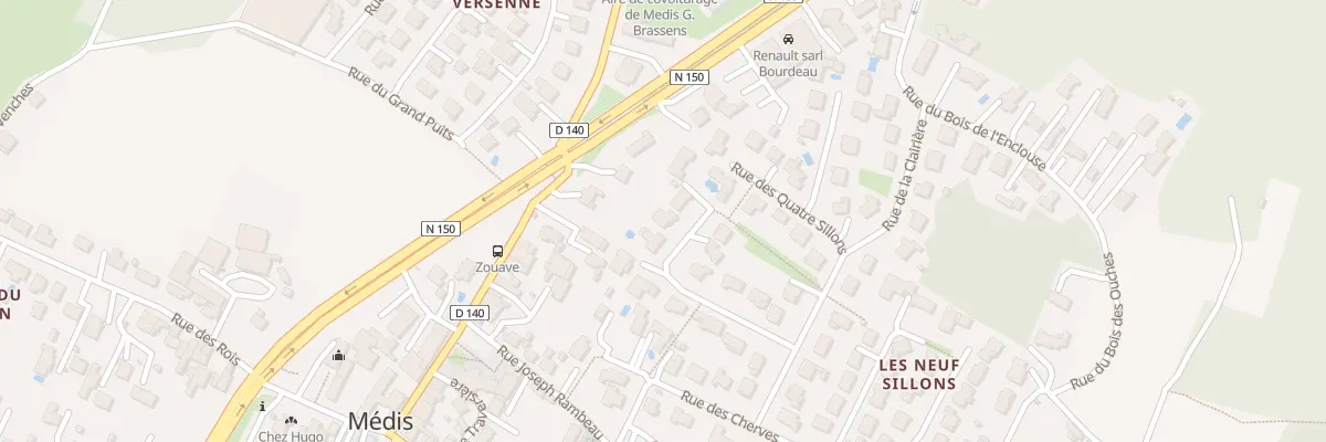 Plan du 16 Rue des Ormes à Médis