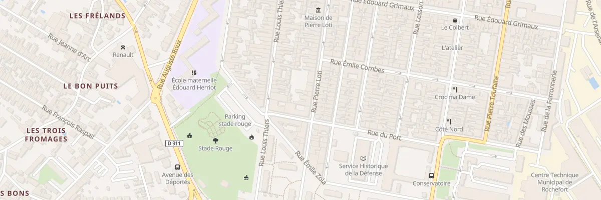 Plan du 177 Rue Pierre Loti à Rochefort