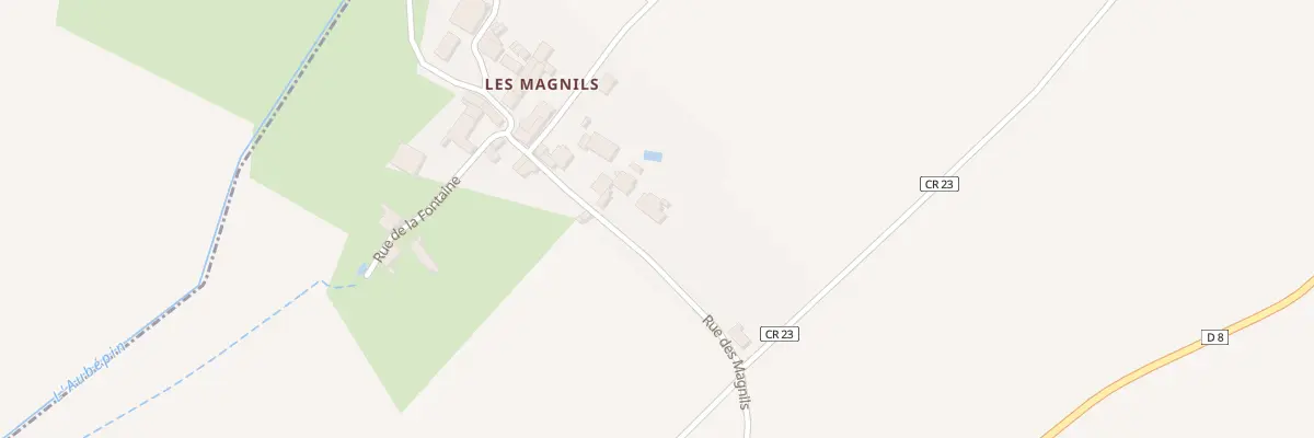 Plan du 25 Rue des magnils à La Chapelle-Thémer