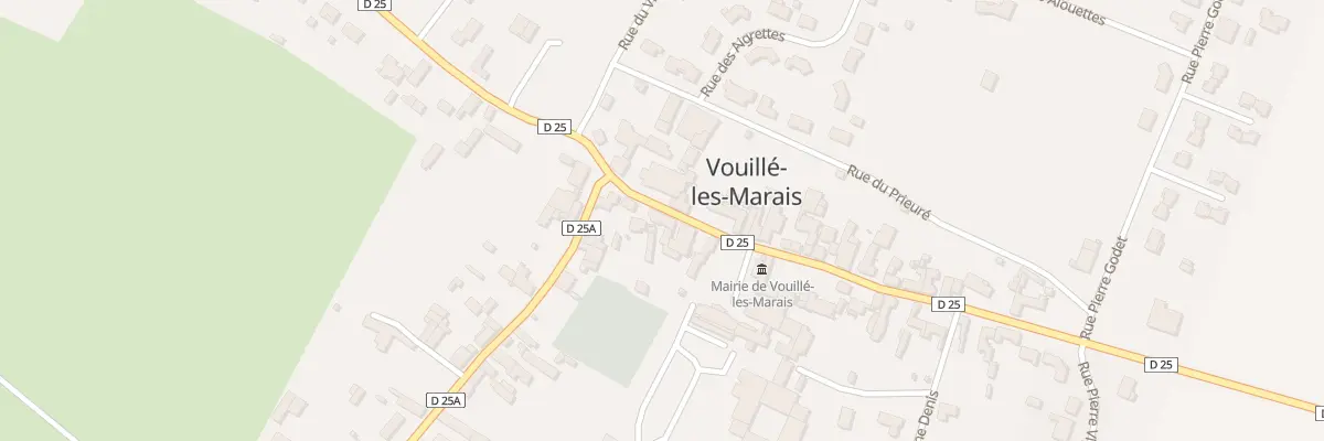 Plan du 12A Rue du huit mai 1945 à Vouillé-les-Marais