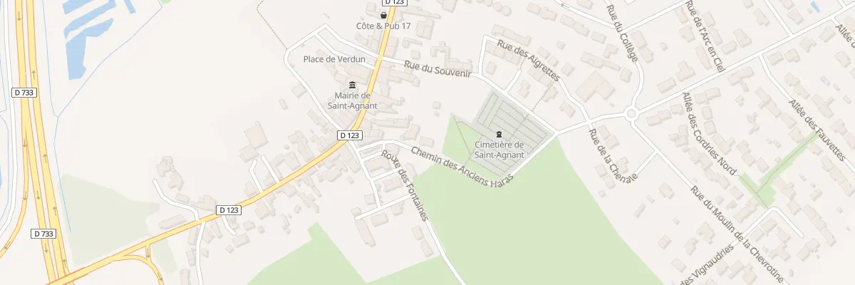 Plan du 9 Che des Anciens Haras à Saint-Agnant