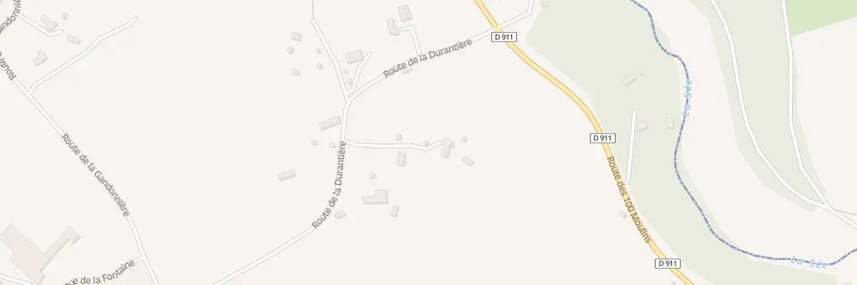 Plan du 6 La Durandiere à Brouains