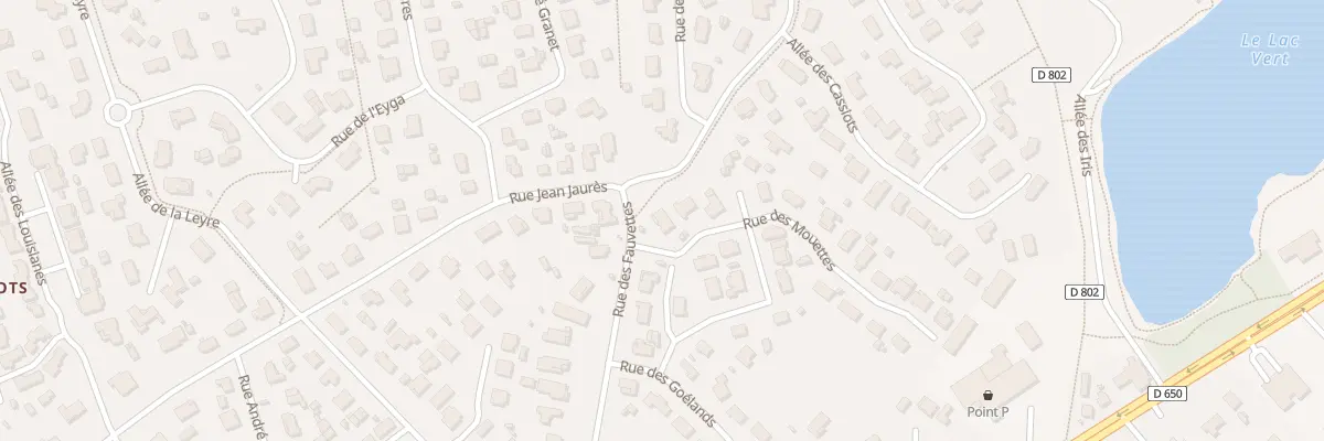 Plan du 1 Rue des Mouettes à Biganos