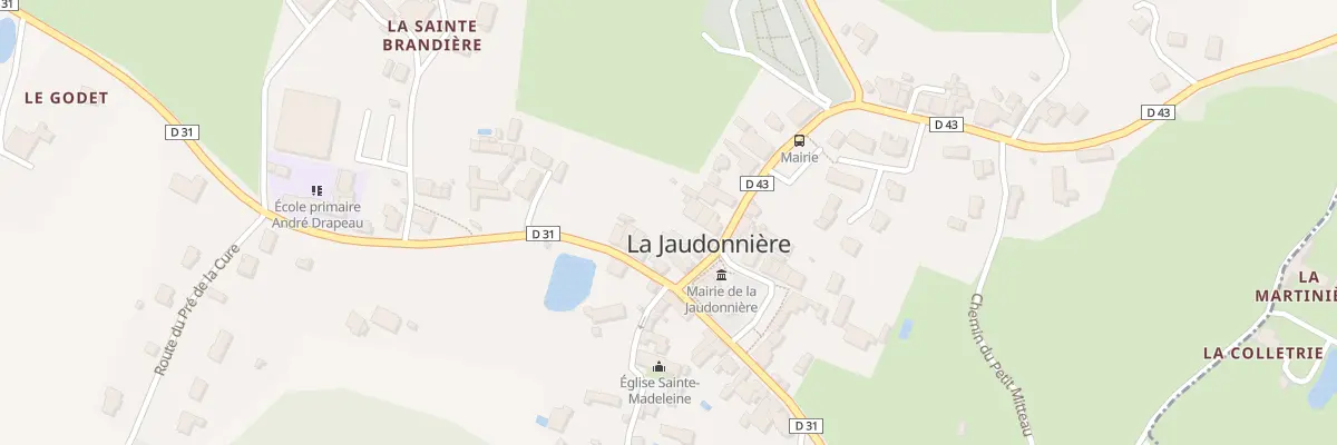 Plan du 50 Pl de la Liberté à La Jaudonnière