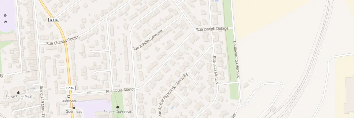 Plan du 13 Rue Capitaine Vaisseau Delage à Rochefort