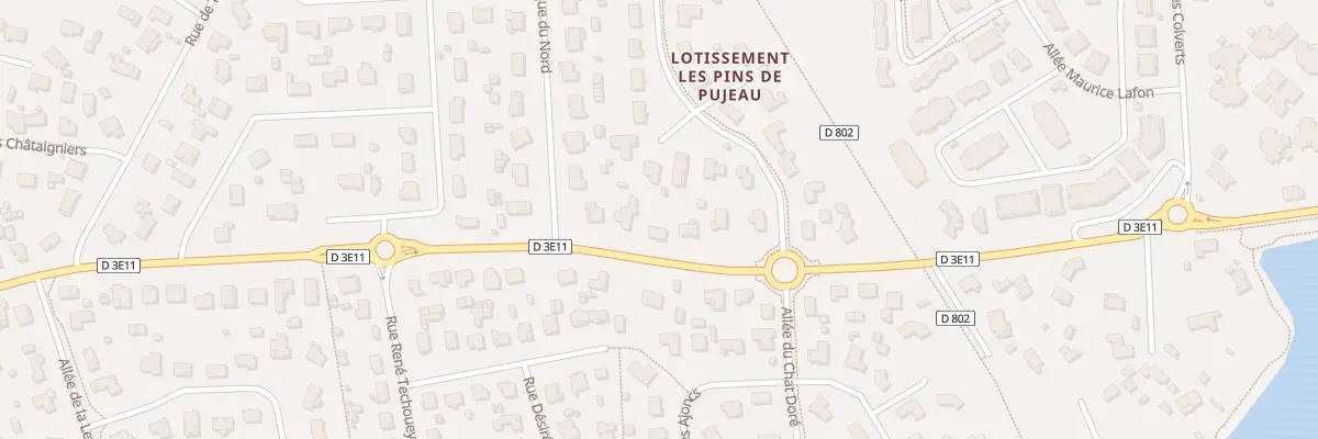 Plan du 73 Rue Georges Clémenceau à Biganos