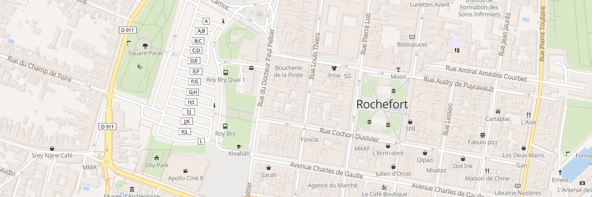 Plan du 111 Rue Thiers à Rochefort