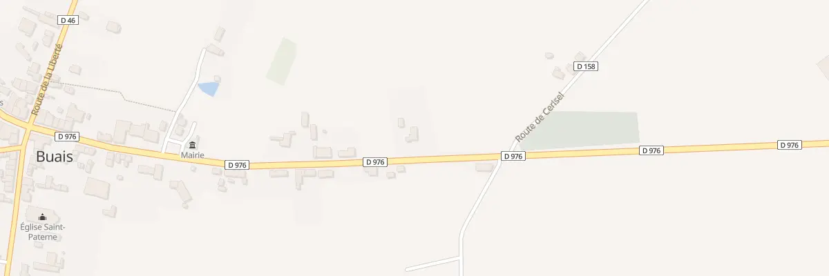 Plan du 33 Rte du Teilleul - Buais à Buais-Les-Monts