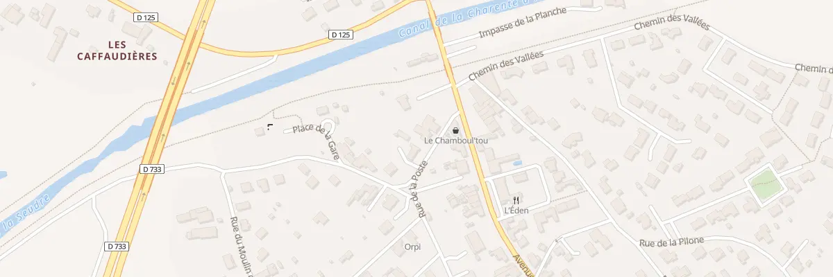Plan du 43 Rue de la Poste à Saint-Agnant