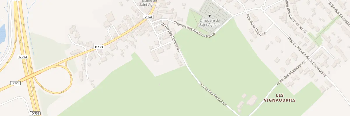 Plan du 8 Rte des Fontaines à Saint-Agnant