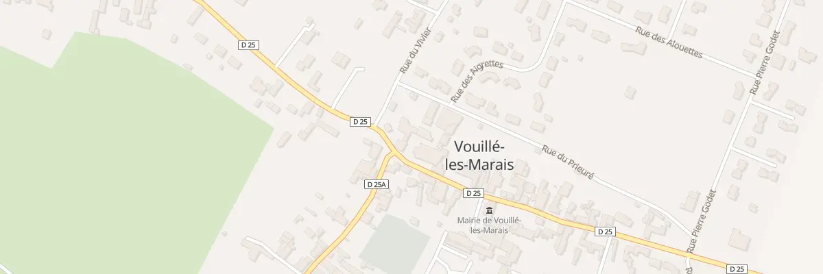 Plan du 3 Rue du huit mai 1945 à Vouillé-les-Marais