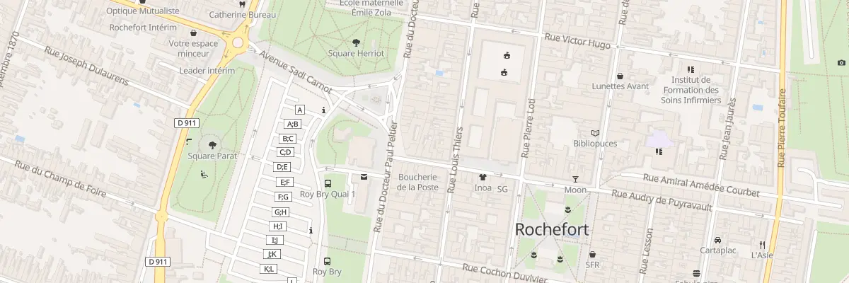 Plan du 57 Rue Audry de Puyravault à Rochefort