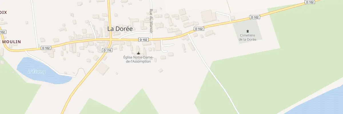 Plan du 4 Vc Lot de l’Ecole à La Dorée