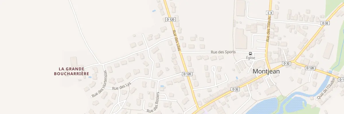 Plan du 13 Rue des Lilas à Montjean