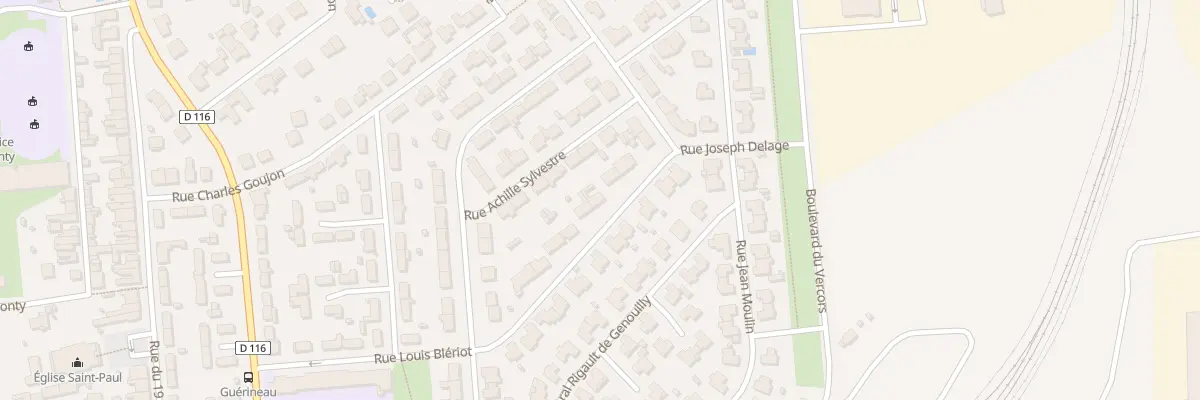 Plan du 12 Rue Joseph Delage à Rochefort