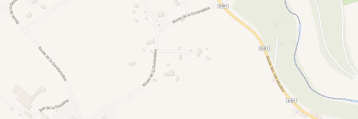 Plan du 2 La Durandiere à Brouains