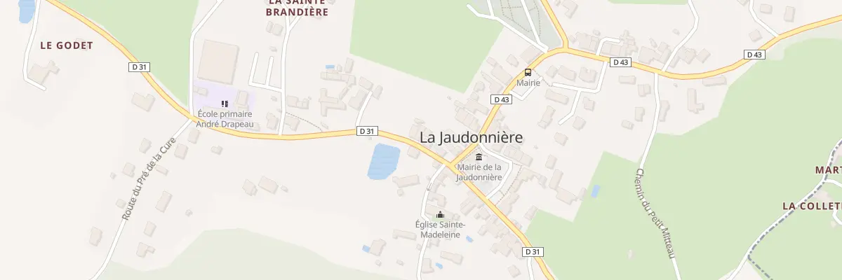 Plan du 6 Rue des croisettes à La Jaudonnière
